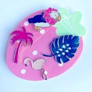 🍒 5/$25 🍒 Tropical Enamel Pins